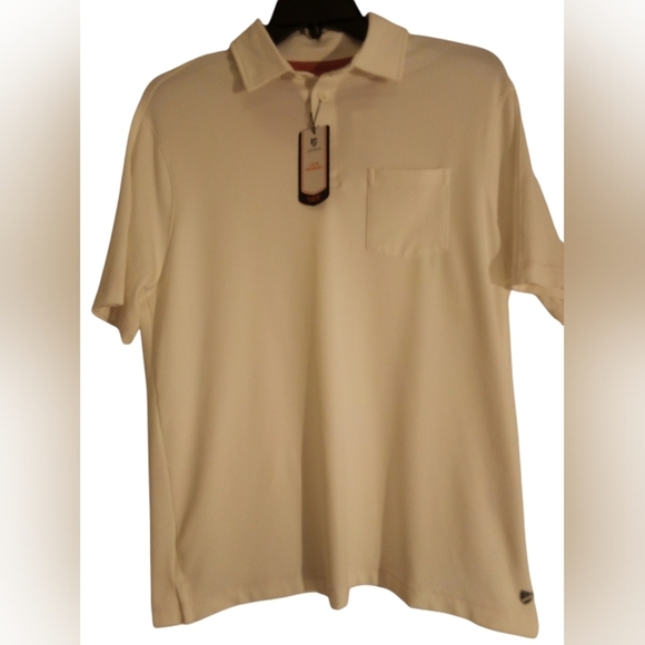 CREMIEUX- MOISTURE MANAGEMENT, POLO SHIRTS FOR MEN, 94% Polyester, 6% Spandex, - Picture 14 of 16